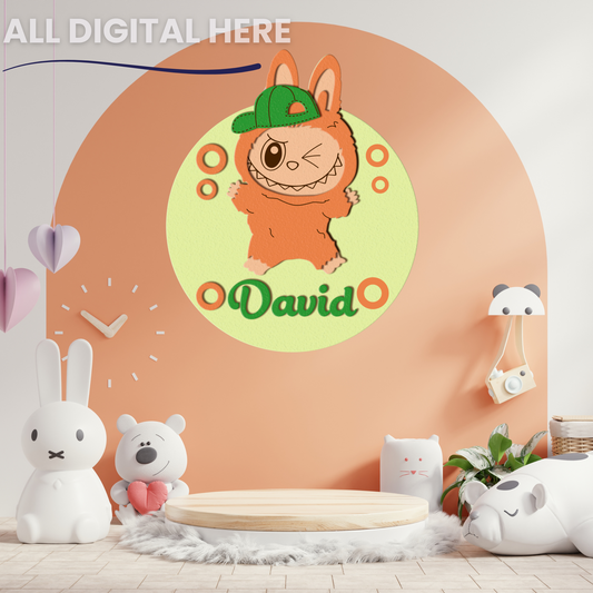 Cute Nursery Wall Plaque for Boys-AHD