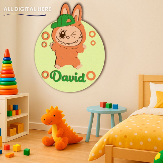 Cute Nursery Wall Plaque for Boys-AHD