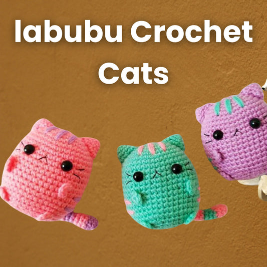 labubu cats crochet